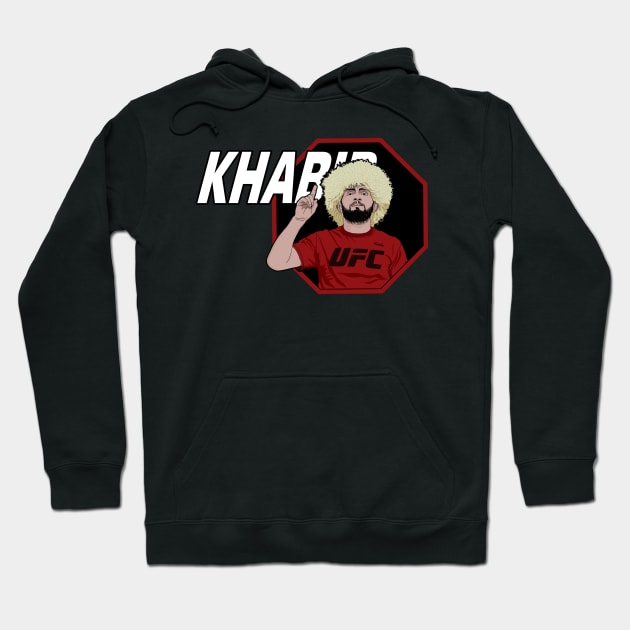 Khabib Nurmagomedov Hoodie by HSDESIGNS